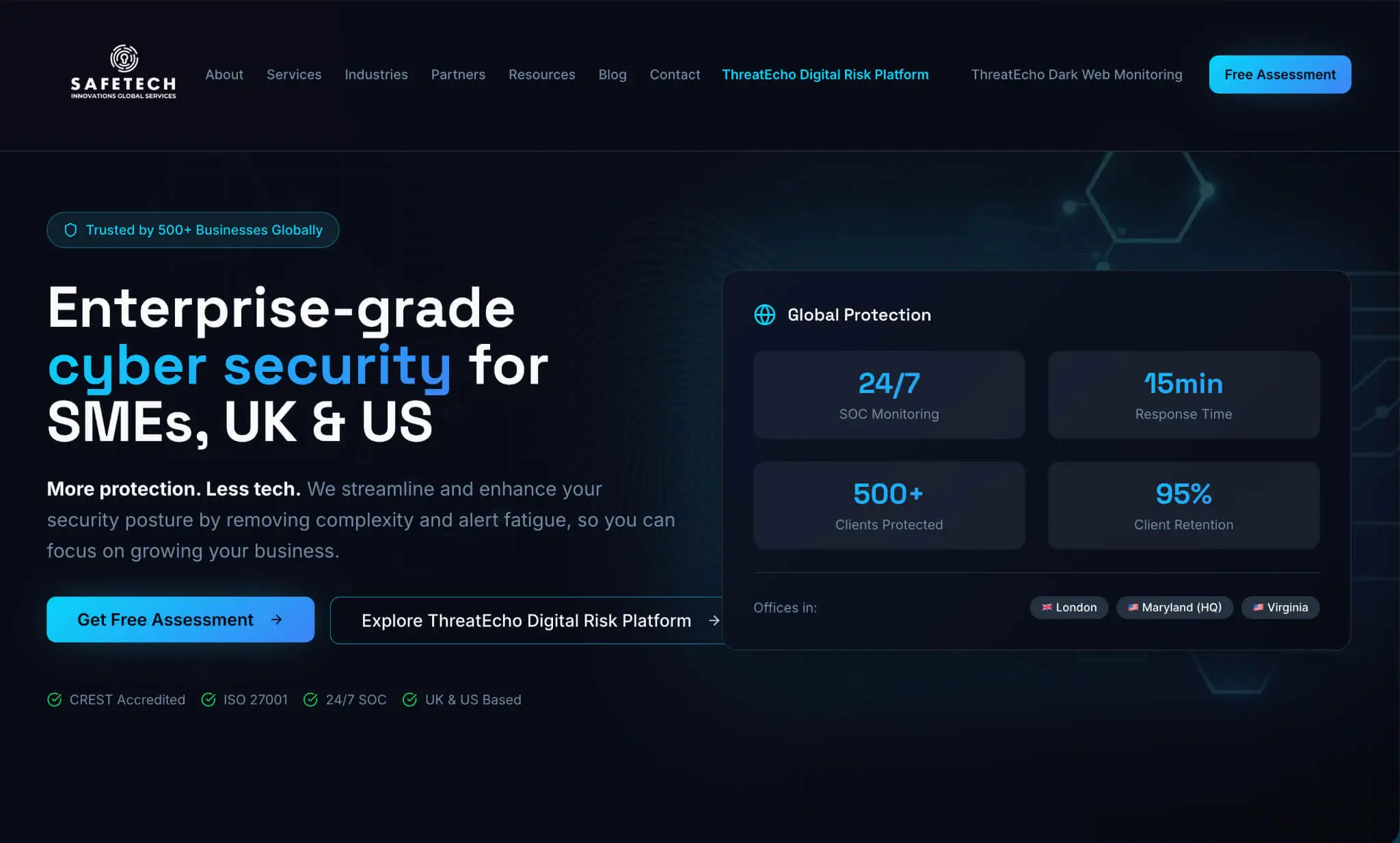 Safetech Innovations cyber security services
