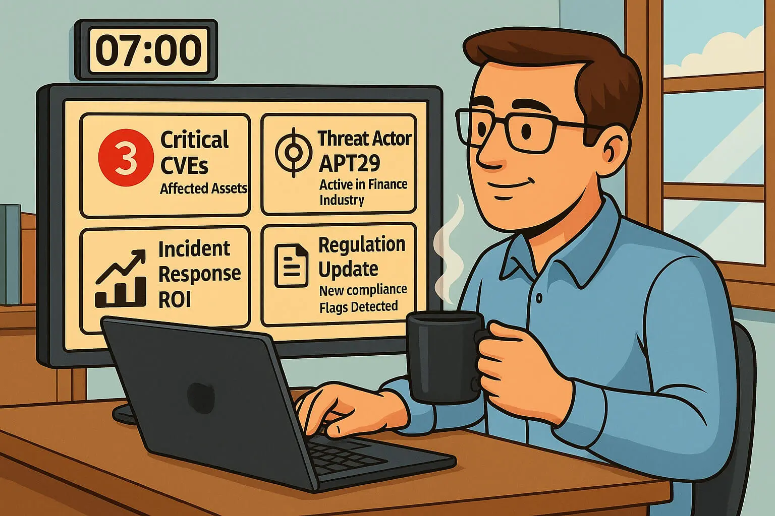 Real Impact: The agentic threat intelligence platform provides: