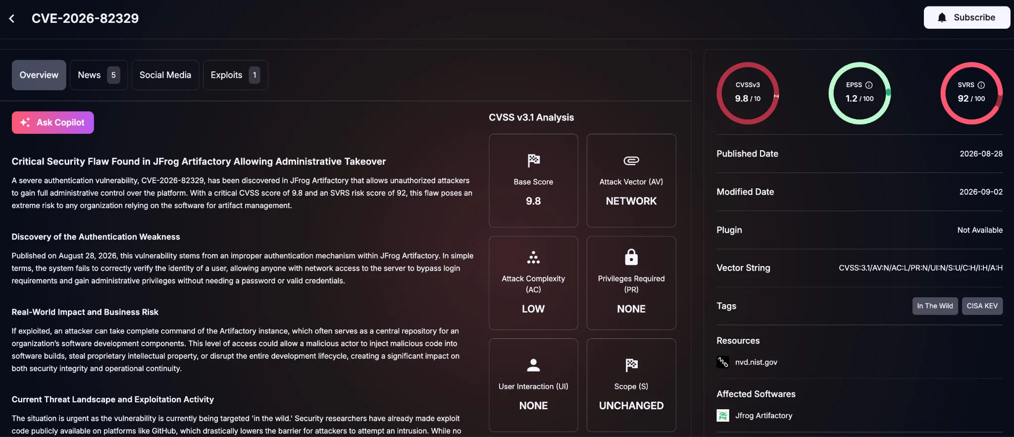 Details of CVE-2026-82329 (SOCRadar Vulnerability Intelligence)