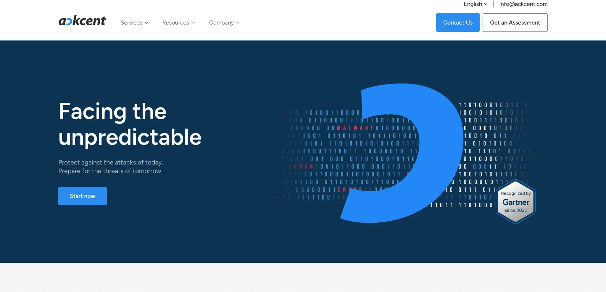 Ackcent: 24/7 MDR, cloud security, and offensive security assessment.