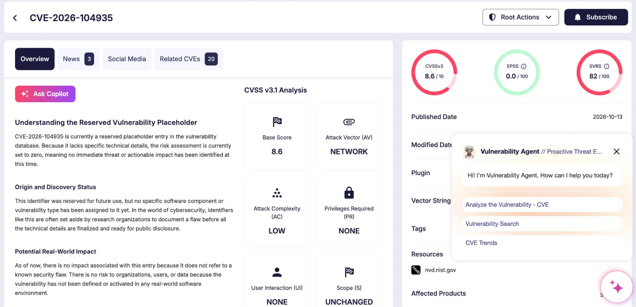 Details of CVE-2026-104935 (SOCRadar Vulnerability Intelligence)